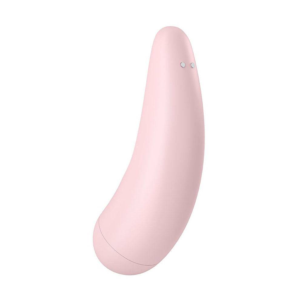 Creative Conceptions Satisfyer Curvy 2 Plus in pink, designed for targeted clitoral stimulation with a sleek, ergonomic shape.
