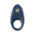 Satisfyer Pro Mighty One cock ring with a sleek design and textured surface for enhanced pleasure and comfort.