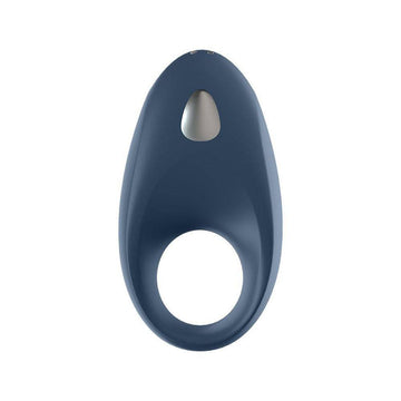 Satisfyer Pro Mighty One cock ring with a sleek design and textured surface for enhanced pleasure and comfort.