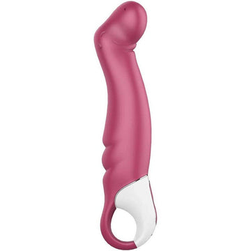 Satisfyer Vibes Petting Hippo G-Spot vibrator in a playful hippo design with a soft, textured surface for enhanced pleasure.