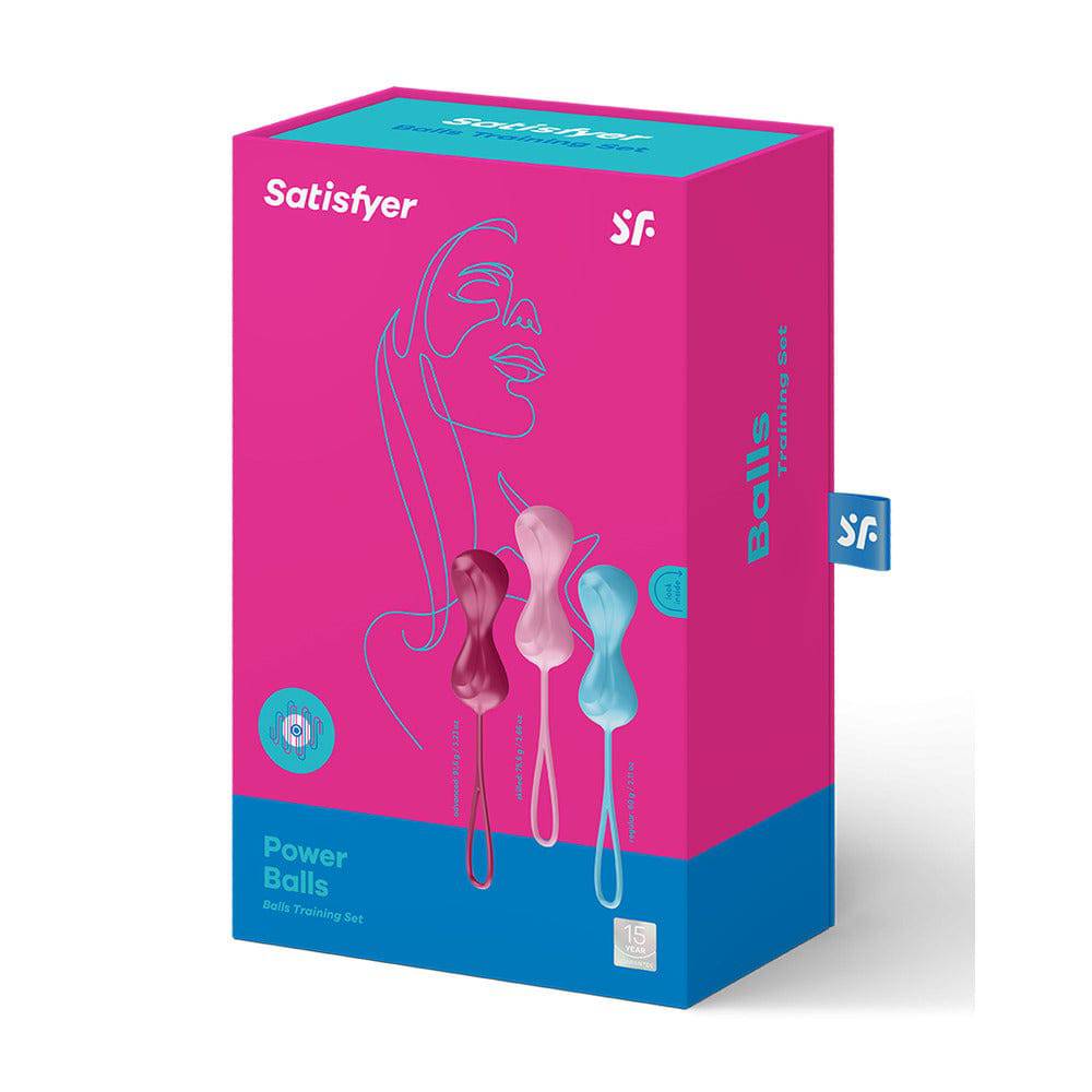 Satisfyer Pro set of 3 orgasm balls featuring movable inner balls for enhanced pleasure and stimulation.