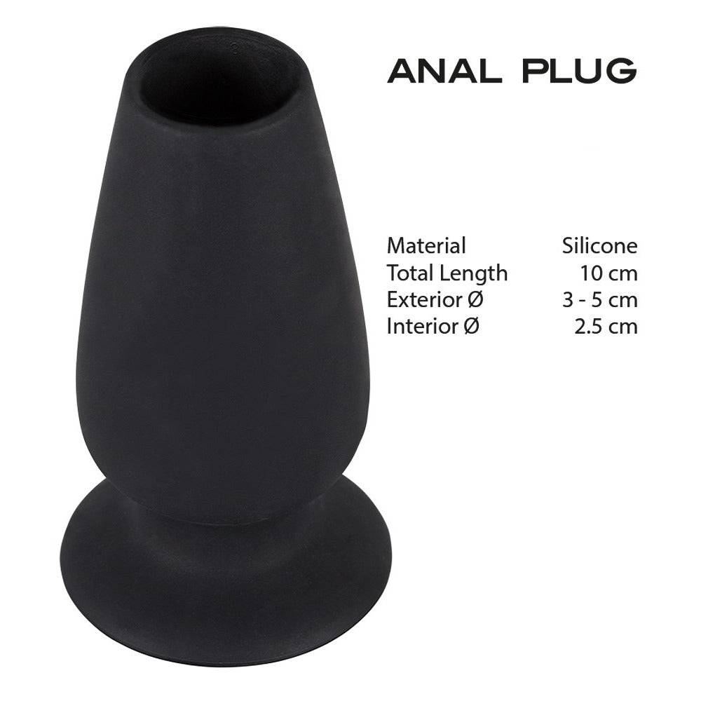 Medium Lust Tunnel Plug by You2Toys, featuring a sleek design and a smooth, tapered shape for comfortable use.