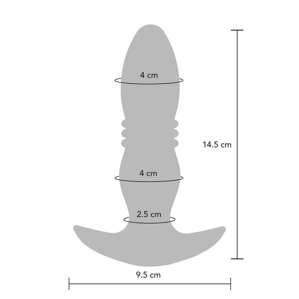 ToyJoy Buttocks Den Tuffa Stötande Buttplug, featuring a sleek design with a smooth finish and ergonomic shape.