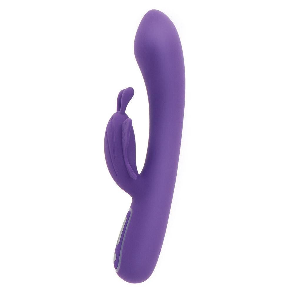 ToyJoy Love Rabbit Fabulous Butterfly Vibrator in pink with butterfly design and dual stimulation features.