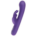 ToyJoy Love Rabbit vibrator in vibrant pink with dual motors and a sleek design, perfect for pleasurable experiences.