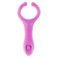 ToyJoy Vibrerande ClitStim CRing in vibrant colors, featuring a sleek design for enhanced stimulation and comfort.