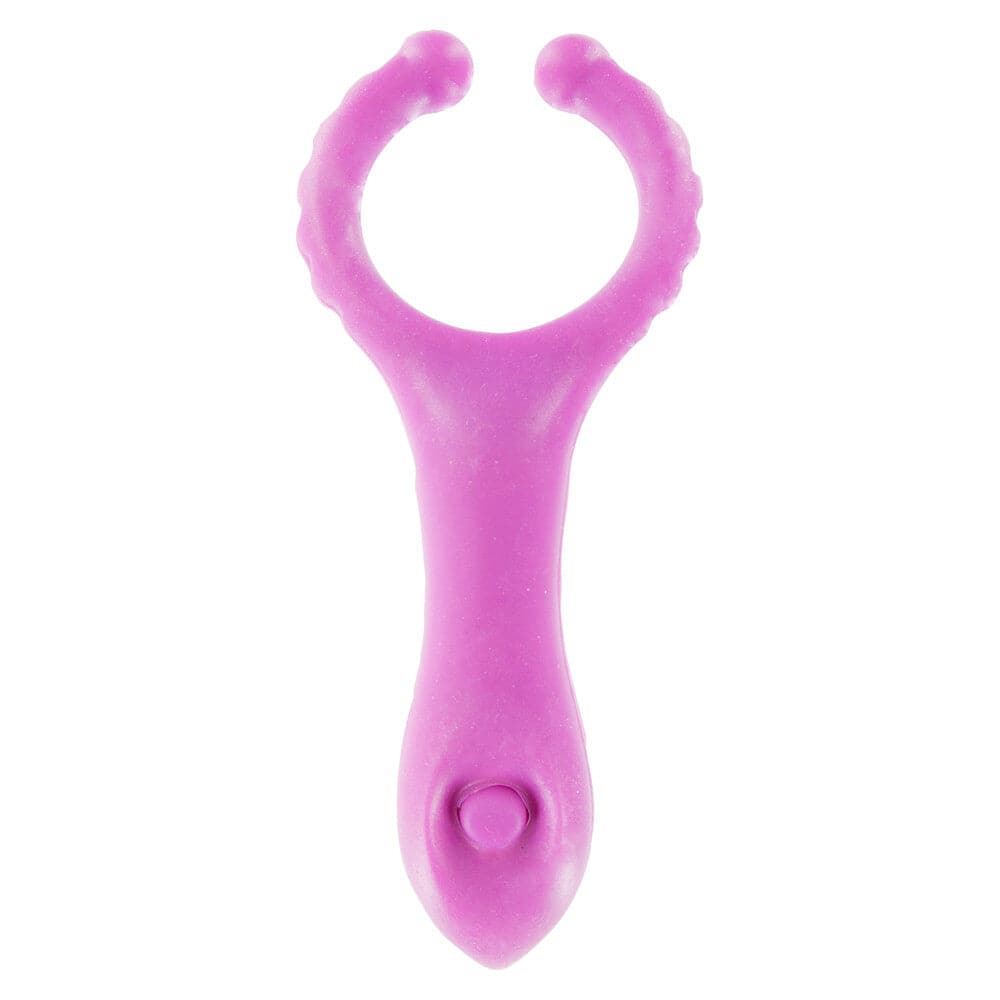 ToyJoy Vibrerande ClitStim CRing in vibrant colors, featuring a sleek design for enhanced stimulation and comfort.