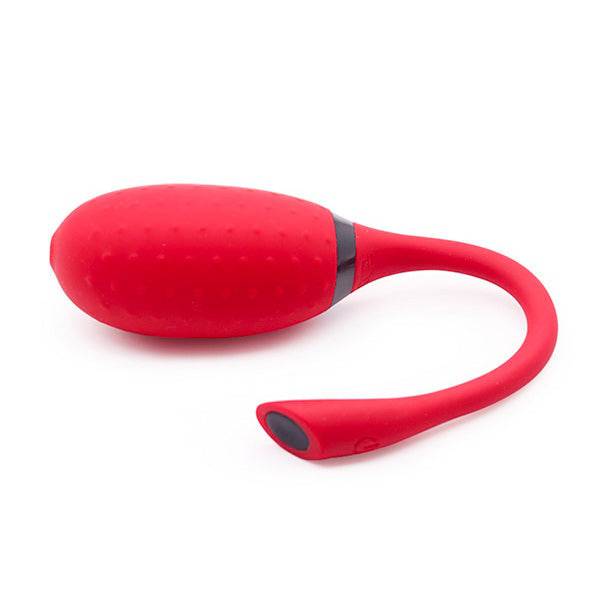 Magic Motion Fugu Red Clitoral Vibe with remote, featuring a sleek design and vibrant red color.