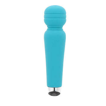 ToyJoy Happiness Push My Limits Mini Wand in vibrant colors with a sleek design, perfect for personal pleasure.