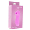 ToyJoy Happiness Too Hot To Handle Stimulator in vibrant pink with textured surface for enhanced pleasure.
