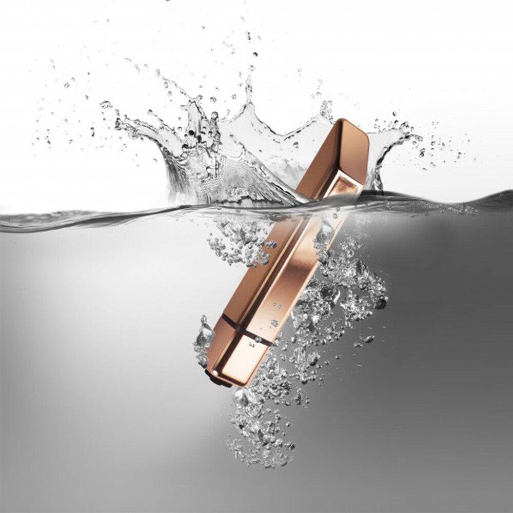 Rocks Off Bambu Rose Gold Vibe with sleek design and textured surface, showcasing elegant rose gold finish.