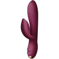 Burgundy Rocks Off Everygirl rabbit vibrator with dual action design and textured body for enhanced pleasure.