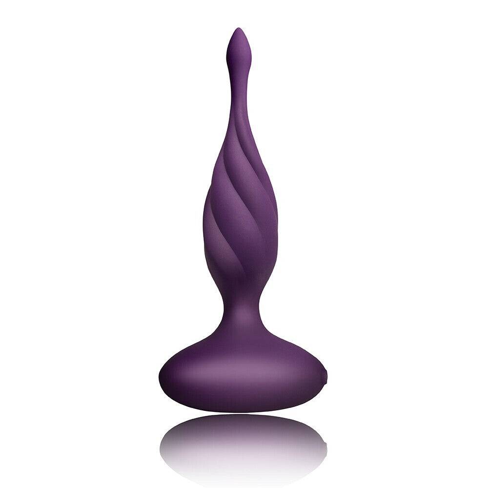 Rocks Off Petite Sensations Discover Butt Plug in Lila, featuring a smooth design and vibrant purple color.