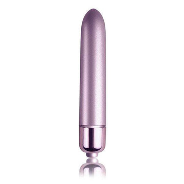 Soft lilac Rocks Off Touch of Velvet, featuring a smooth, velvety texture and sleek design for intimate pleasure.