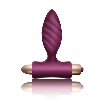 Rocks Off Oryx Twisted Anal Plug with sleek design and textured surface for enhanced pleasure and comfort.