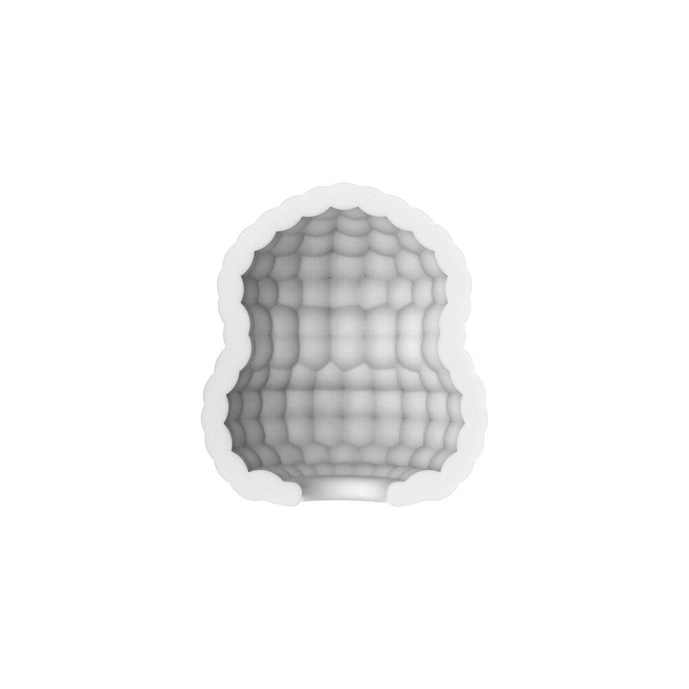 ToyJoy Hero Mini Masturbator Block in a sleek design, showcasing its compact size and textured surface for enhanced pleasure.