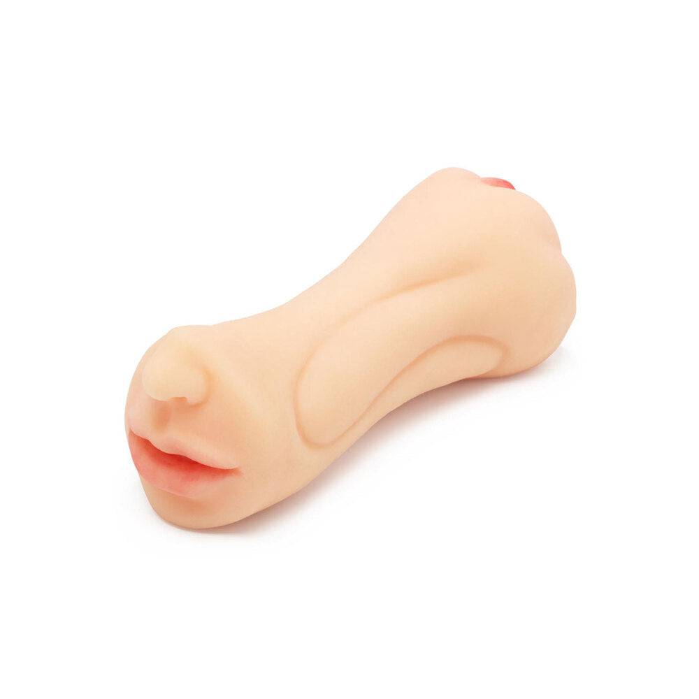 Hidden Desire Bangers Tight Flip masturbator featuring realistic pussy and mouth openings in a sleek design.