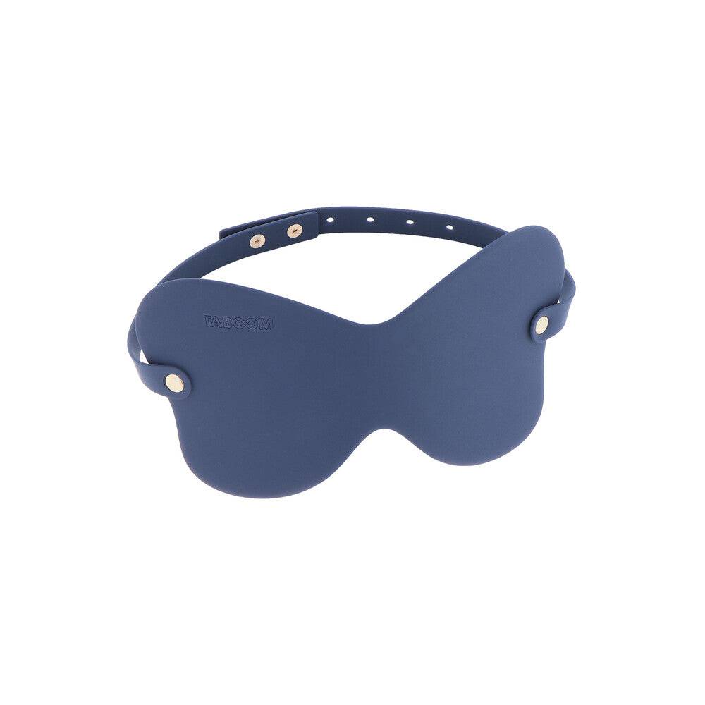 Taboom silicone eye mask in soft black, designed for comfortable sleep and light blocking.