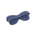 Taboom silicone eye mask in black, featuring a smooth texture and adjustable strap for comfort and light blockage.