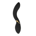 Dream Toys Elite Josephine Svart Vibrator in sleek black with ergonomic design and textured surface for enhanced pleasure.