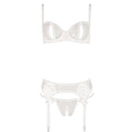 Cottelli Collection delicate bra set featuring lace details and adjustable straps in elegant design.