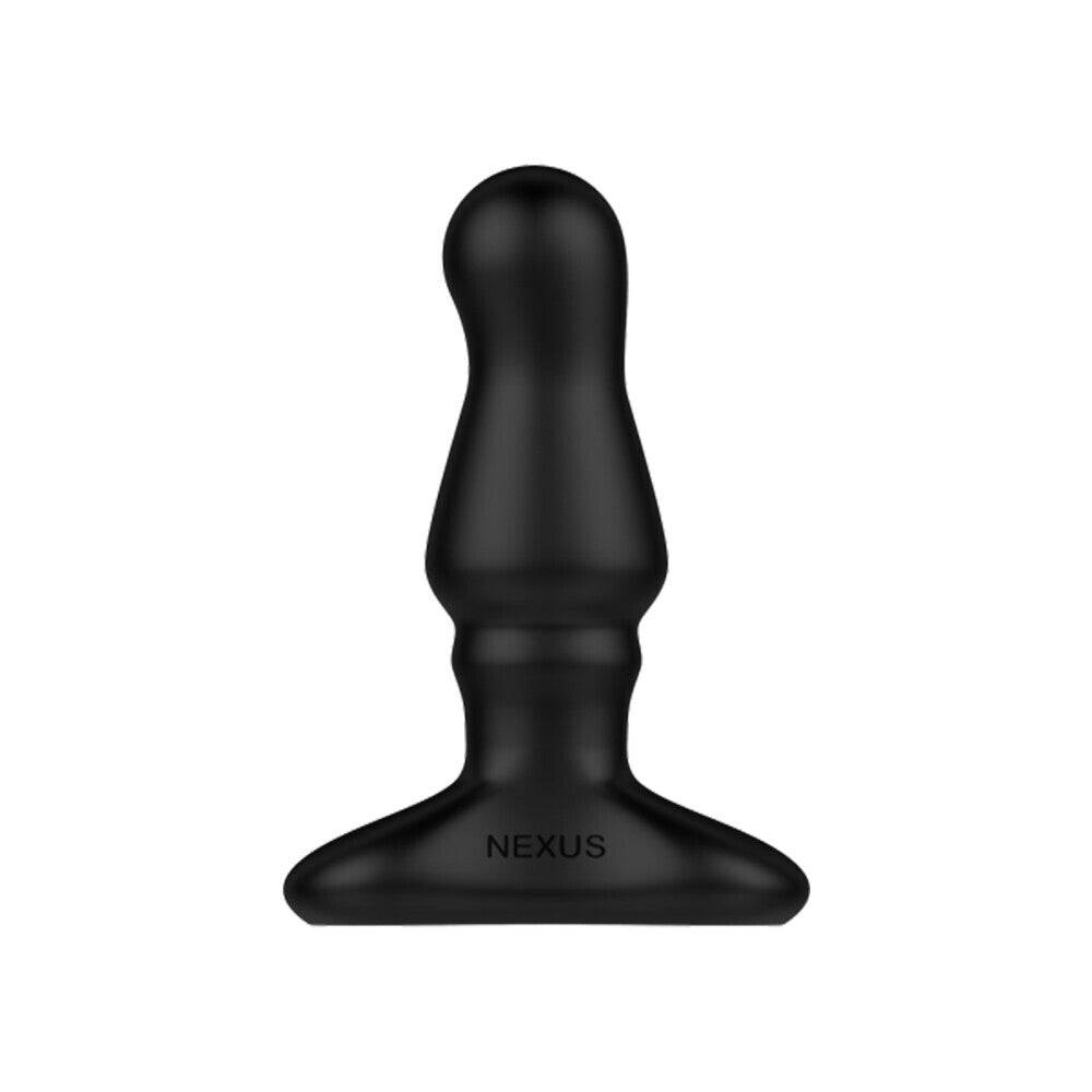 Nexus rechargeable prostate plug with inflatable tip, showcasing a sleek design and ergonomic shape.