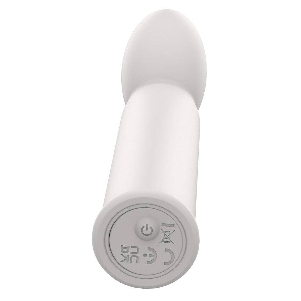 Nude Aulora Mini GSpot Vibrator by Dream Toys, featuring a sleek design and curved tip for targeted stimulation.