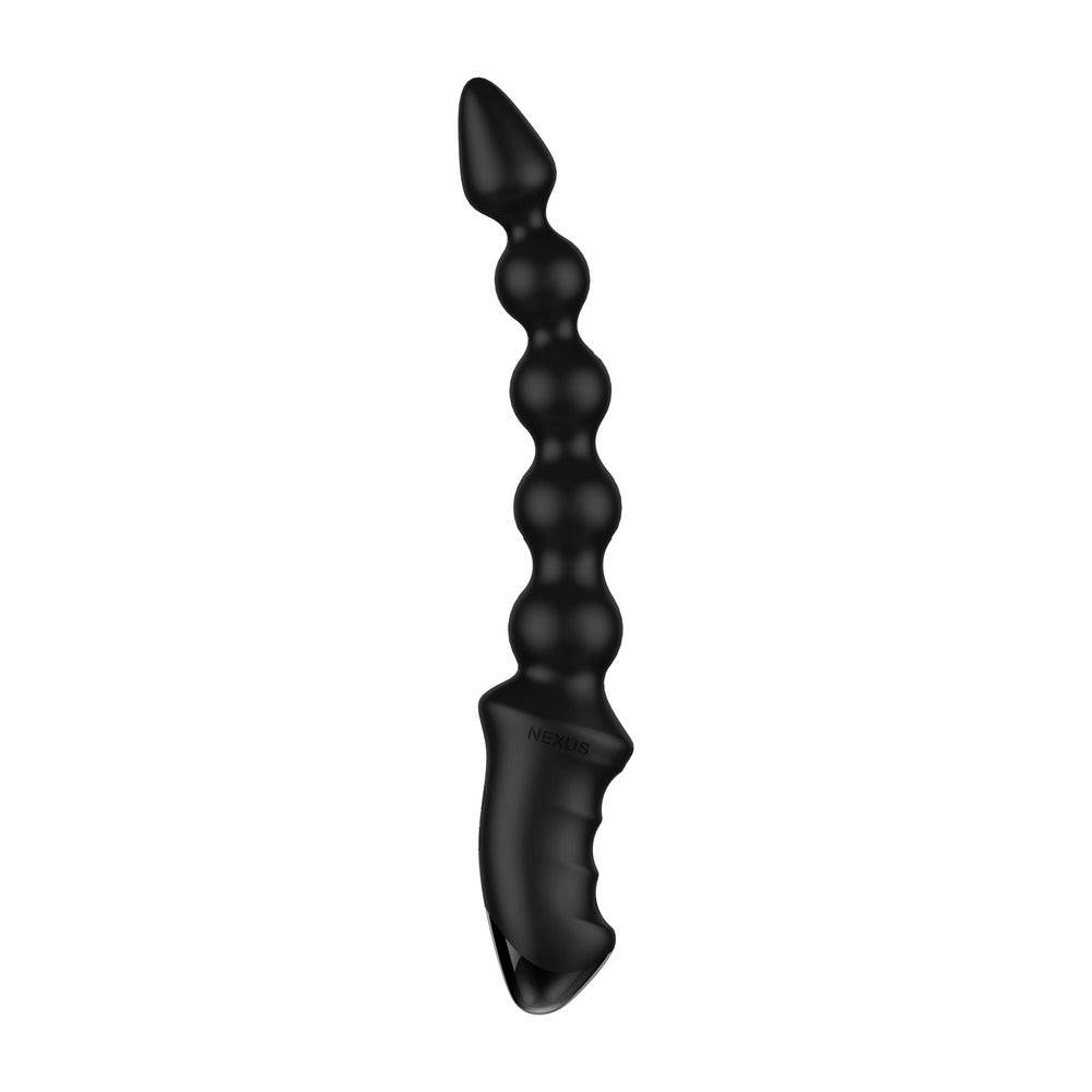 Nexus Bendz vibrating anal probe with a curved design and textured surface for enhanced stimulation.