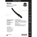 Nexus Bendz vibrating anal probe with a curved design and textured surface for enhanced stimulation.