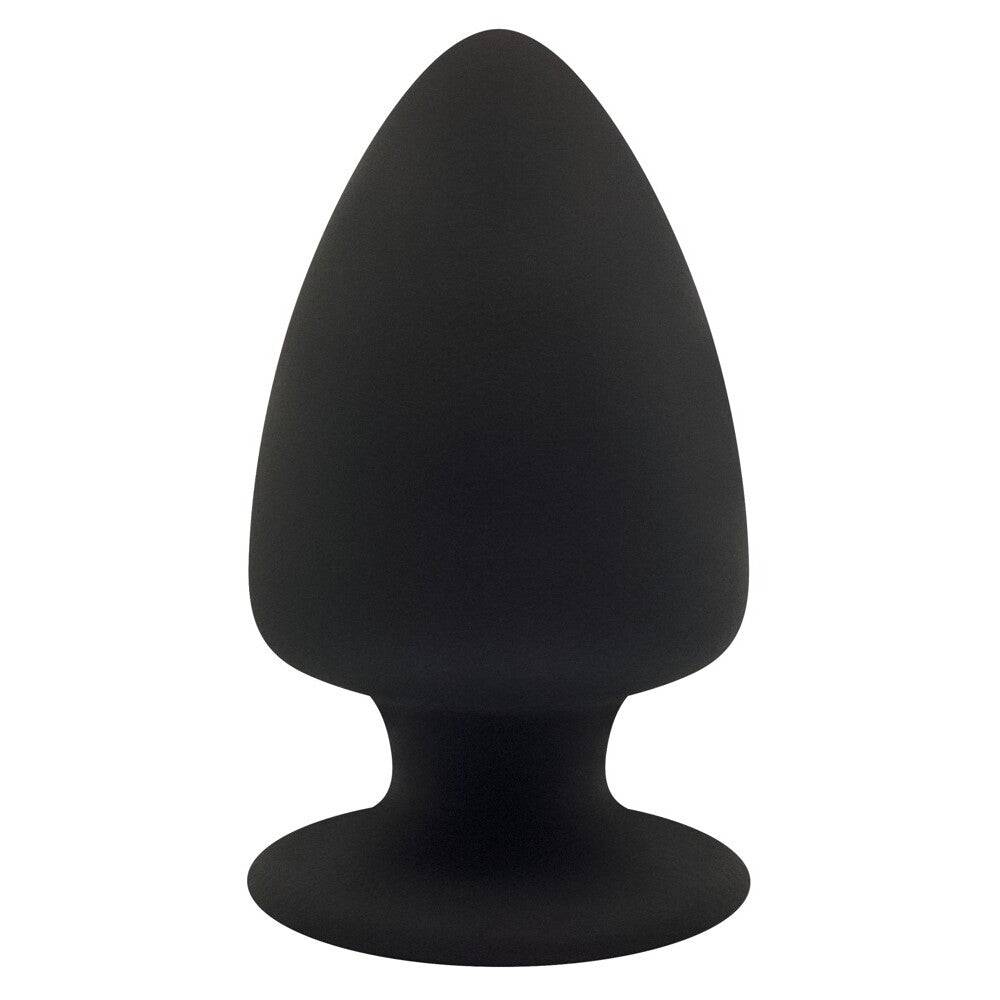 Silexd Premium Silicone Medium Butt Plug with smooth design and tapered tip for comfortable use.
