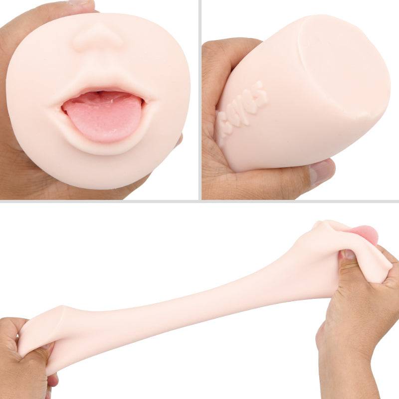 Utensil Race Magiska ögon Sanningens mun, soft masturbator with lifelike design and textured interior for enhanced pleasure.