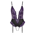 Cottelli Collection Grenfri spetskropp featuring delicate lace details and a fitted silhouette in black.