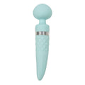 Pillow Talk Sultry Wand Massager by BMS Enterprises in elegant design, featuring a soft silicone head and ergonomic handle.