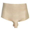 LateX Boxershorts with penis sleeve in clear design by The Late X, showcasing a smooth and stretchy fit.