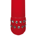 ToyJoy Diamond Red Superbe Mini Vibrator with a sleek design and sparkling finish, ideal for discreet pleasure.