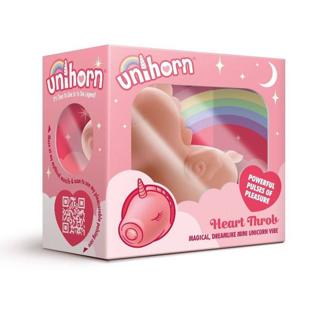 Creative Conceptions Unihorn Heart Throb featuring a colorful unicorn design with a pulsing light effect.