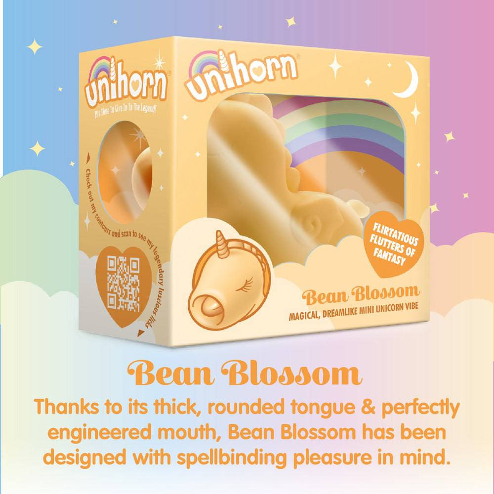 Creative Conceptions Unihorn Bean Blossom Unicorn Vibe with flickering tongue detail, showcasing its vibrant colors and design.