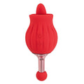 ClitTastic Rose Bud Dual Massager by Nasswalk Toys, featuring a sleek rose design and dual stimulation points.