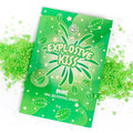 Explosive Kiss Mint Oral SEX Popping Candies pack featuring colorful, popping candies in a 9g container.