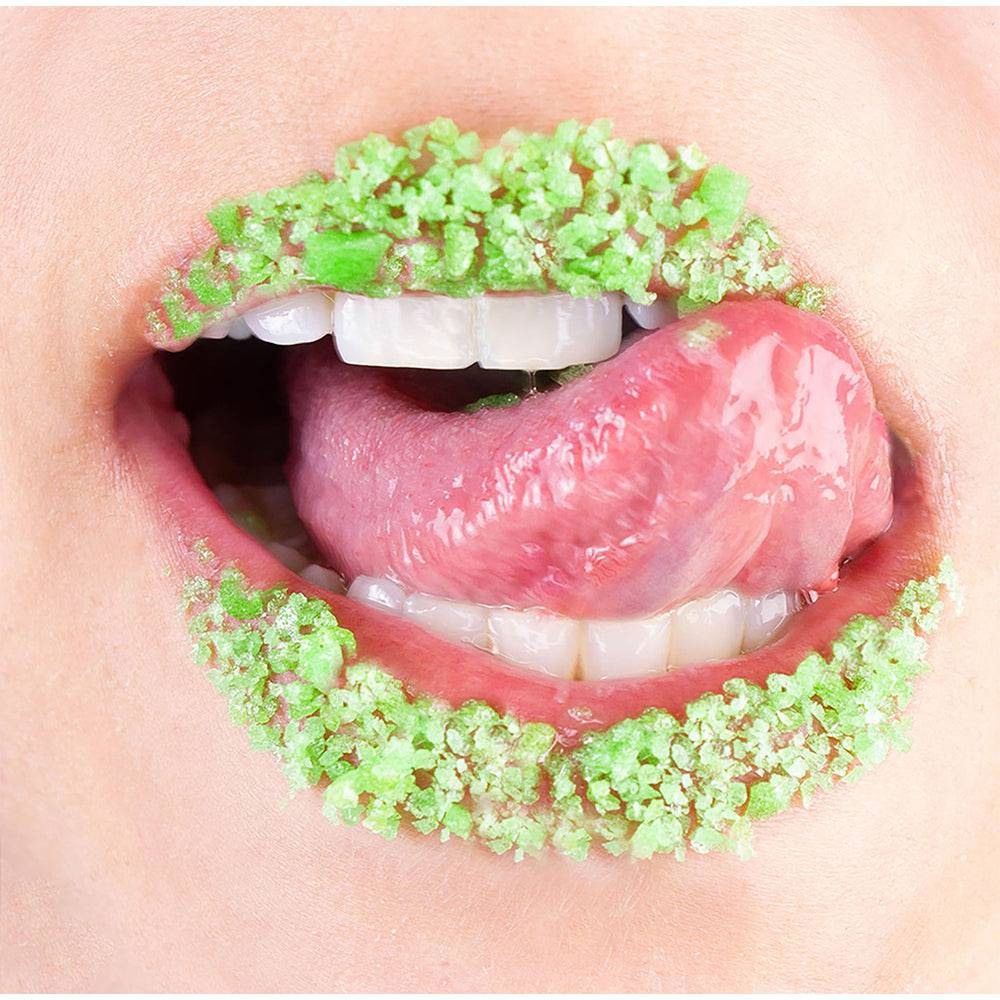 Explosive Kiss Mint Oral SEX Popping Candies 9g in colorful packaging, showcasing playful candy pieces inside.