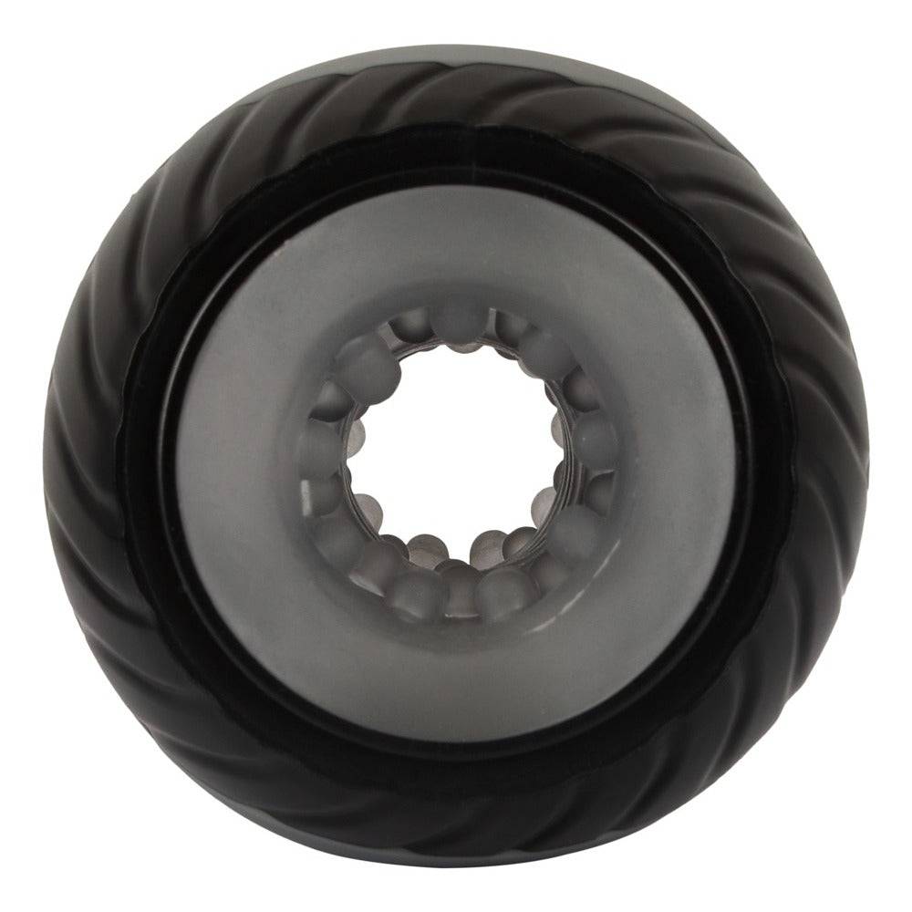 You2Toys vibrating and squeezable donut masturbator in a soft, textured design for enhanced pleasure.