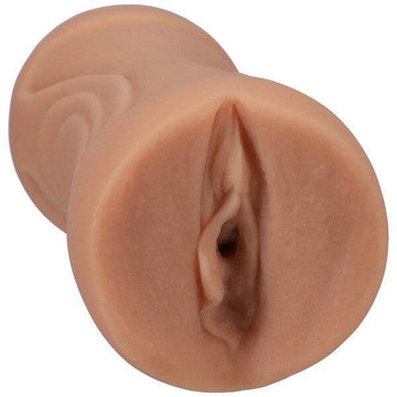 Doc Johnson Signatur Strokers Cindy Starfall Pocket Pussy, featuring a realistic design and textured interior.