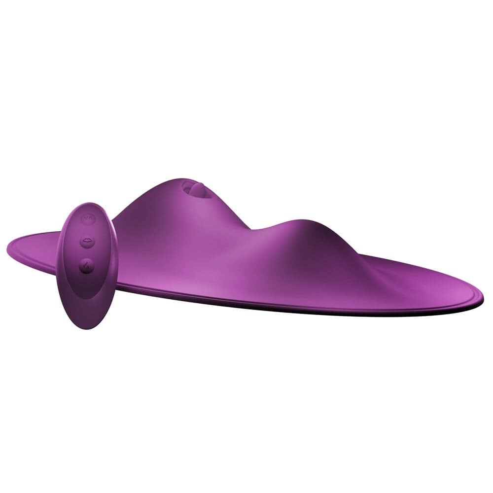 You2Toys VibePad 2 - soft, ergonomic pad with integrated clitoral vibrator, showcasing its sleek design and vibrant color.
