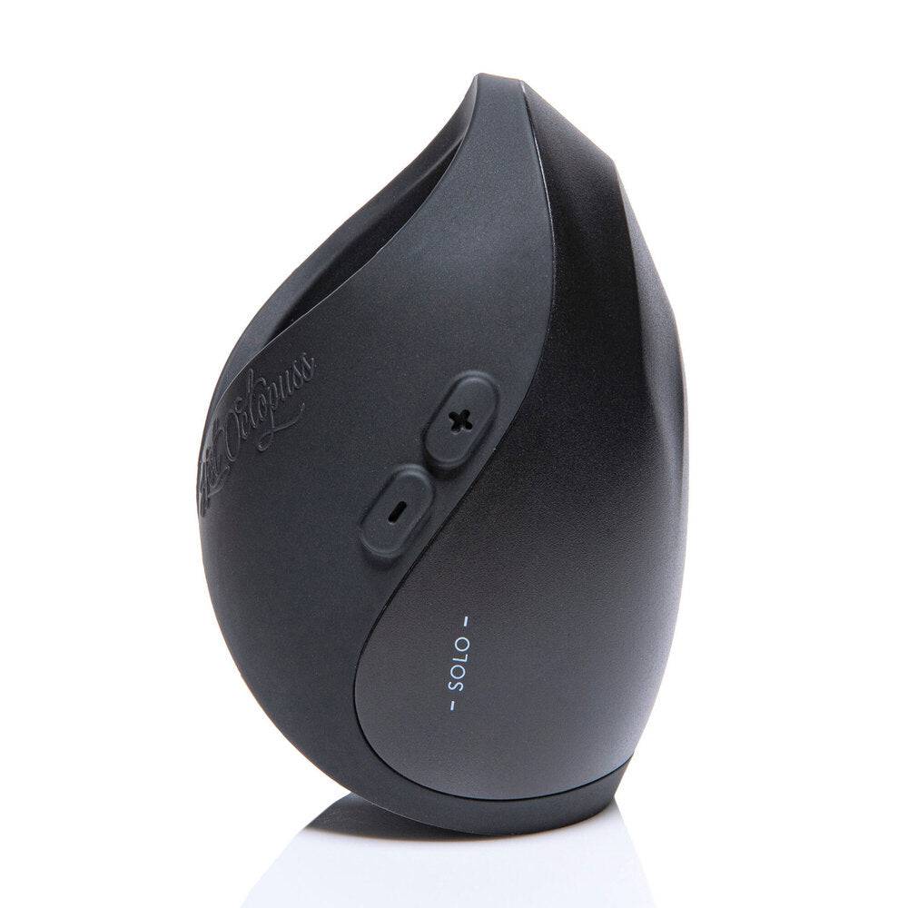 Pulse Solo Essential Guybrator with Pulse Plate Technology, featuring a sleek design and textured surface for enhanced pleasure.