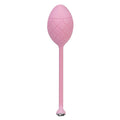 Pillow Talk Frisky Pleasure Balls by BMS Enterprises in soft pink with textured surface for enhanced stimulation.