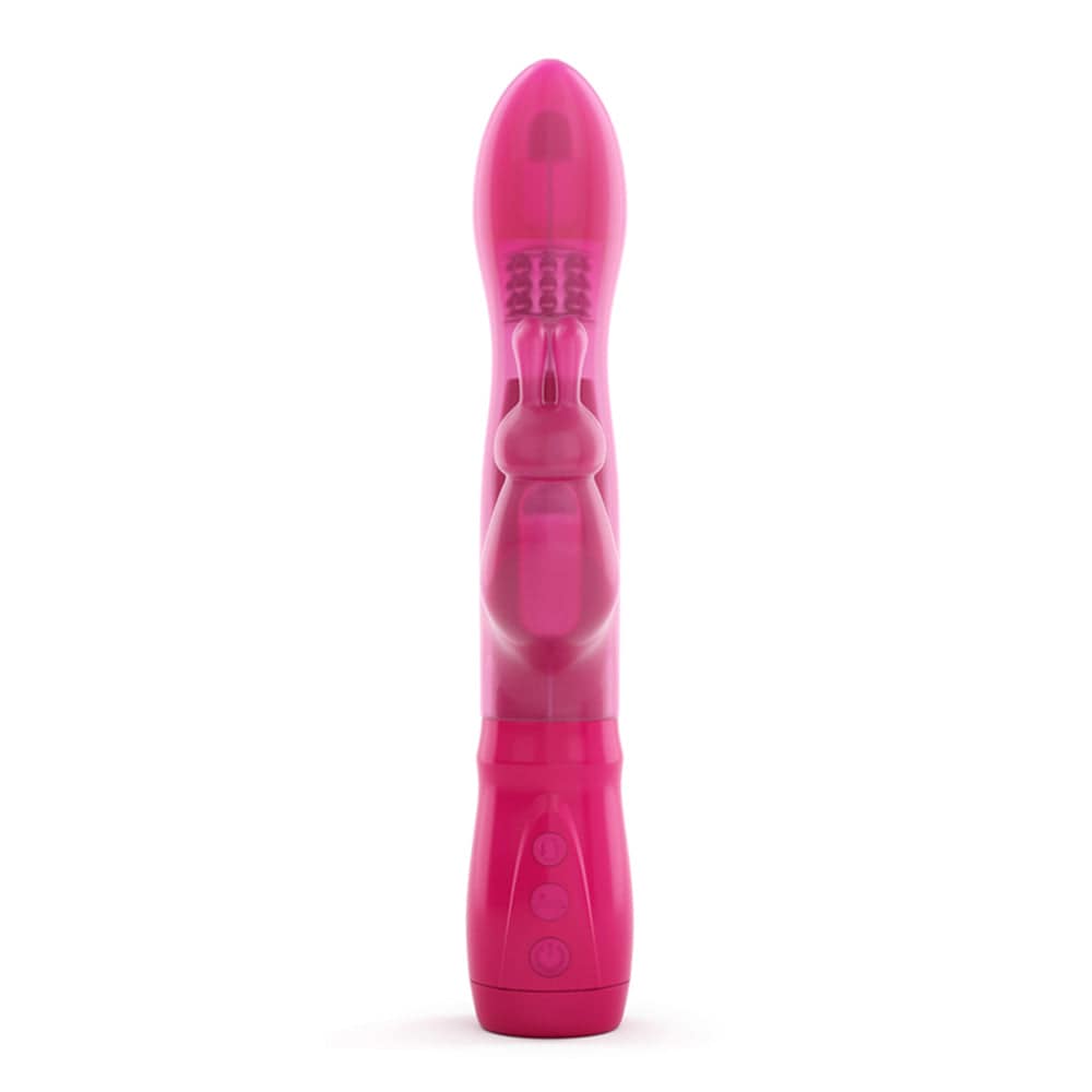 Dorcel Furious Rabbit Vibrator featuring a dual-action design with soft silicone and ergonomic shape for pleasure.