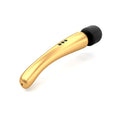 Dorcel Uppladdningsbar Mega Wand in gold, featuring a sleek design and ergonomic handle for comfortable use.
