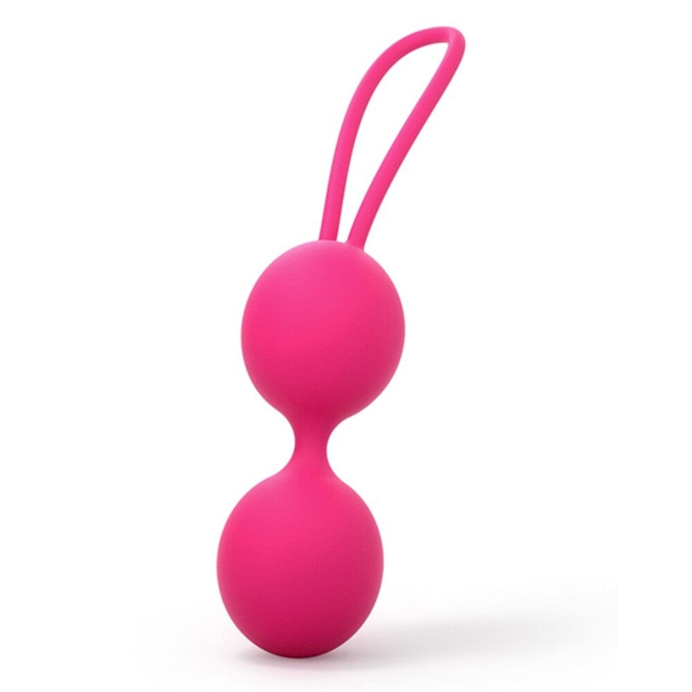 Dorcel Soft Touch Geisha double balls in pink, featuring a smooth surface and ergonomic design for pleasure.