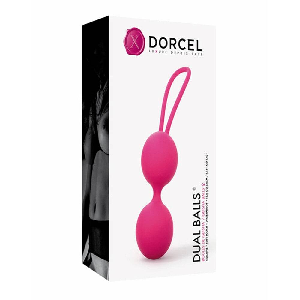 Dorcel Soft Touch pink geisha double balls with a smooth texture and ergonomic design for intimate pleasure.