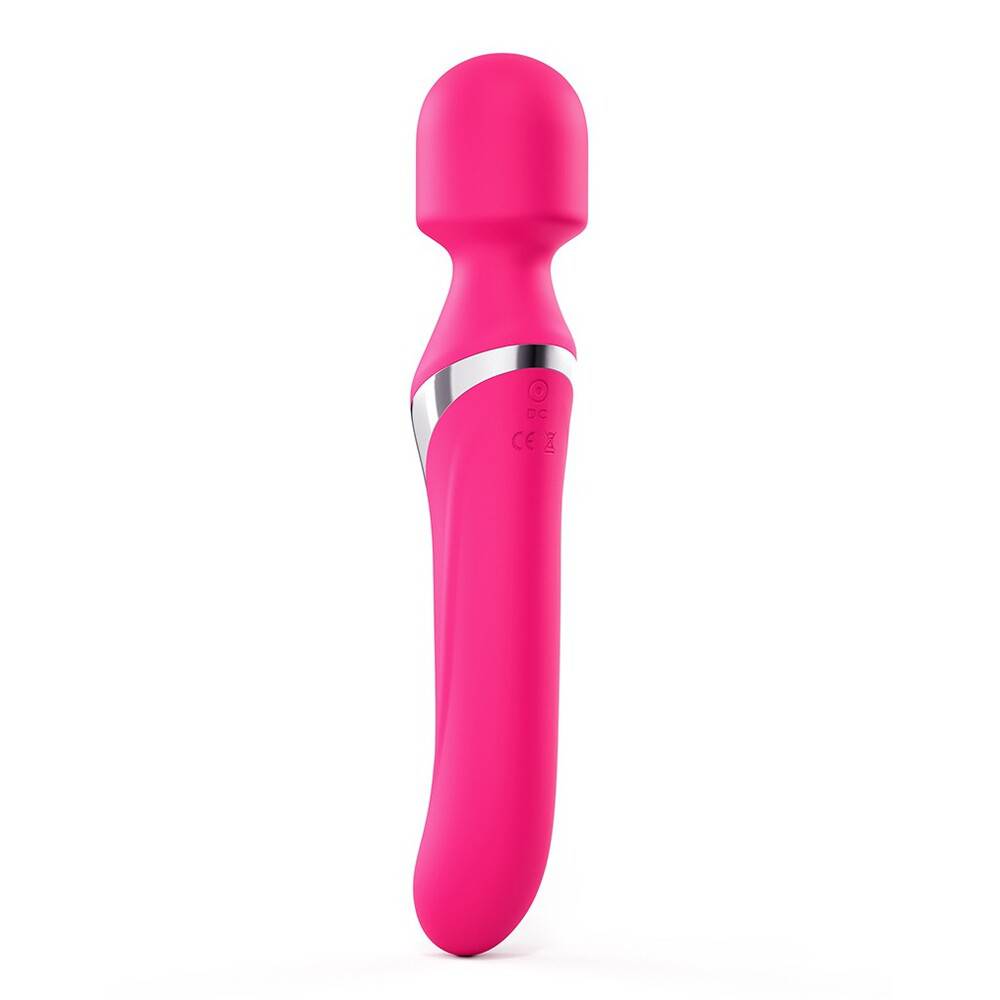 Dorcel Dual Orgasms Stav, a sleek dual-action vibrator with textured surface and ergonomic design for enhanced pleasure.